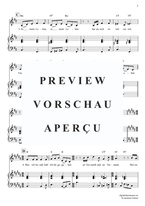 Product gallery: Page 11 of 11 In Meinem Garten, Mey, Reinhard, Gesang mit Klavierbegleitung