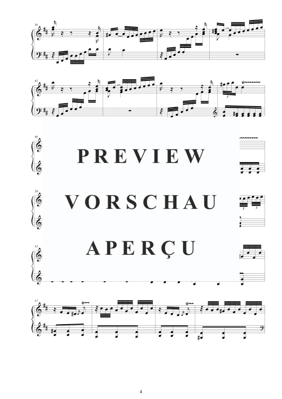 Produktgalerie: Seite 5 von 11 Cembalo Konzert Nr. 4 in D-Dur, , Cembalo und Streichorchester