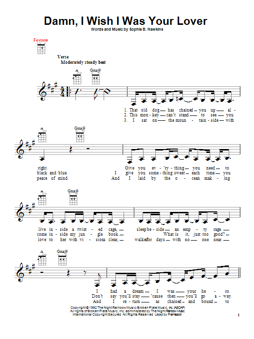 Product gallery: Page 1 of 1 Damn, I Wish I Was Your Lover, Sophie B. Hawkins