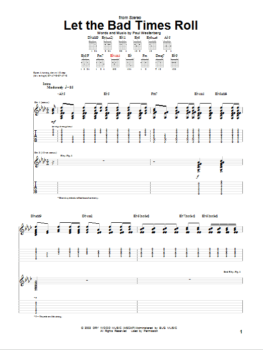 Produktgalerie: Seite 1 von 1 Let The Bad Times Roll, Paul Westerberg, Gitarre