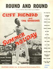 cover: Round And Round (from 'Summer Holiday'), The Shadows, Gitarre, Klavier