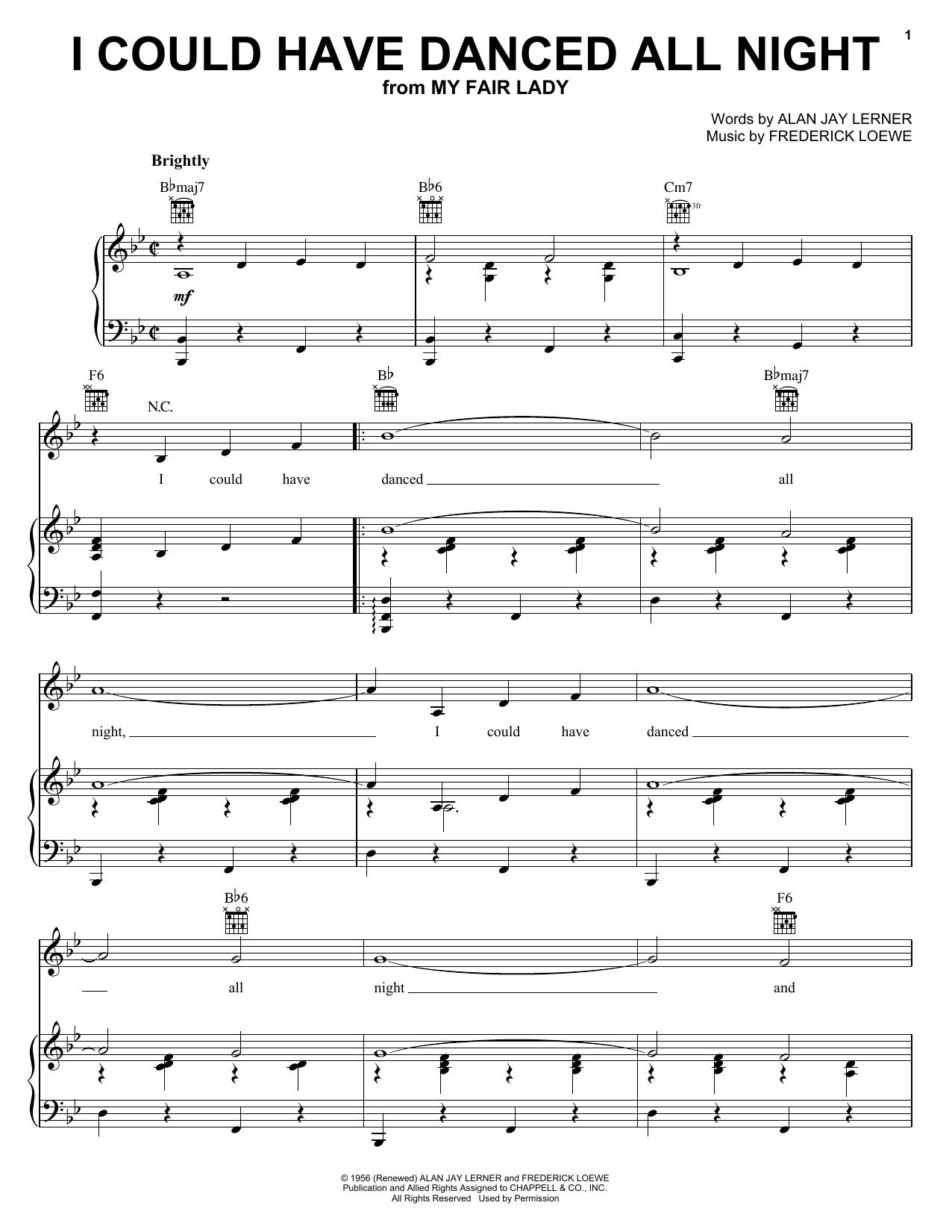 Produktbild zu: I Could Have Danced All Night