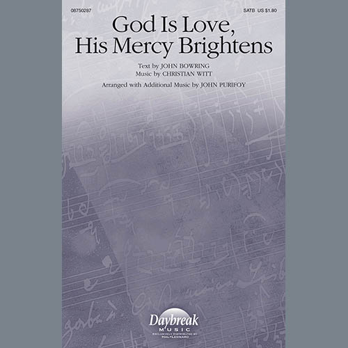 cover: God Is Love, His Mercy Brightens, John Purifoy, Chor