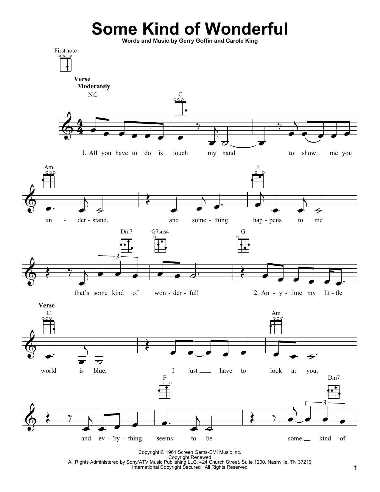 Product gallery: Page 1 of 1 Some Kind Of Wonderful, Carole King