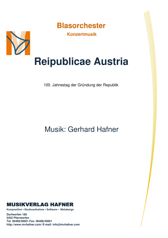 Product picture to: Reipublicae AustriaGerhard Hafner
