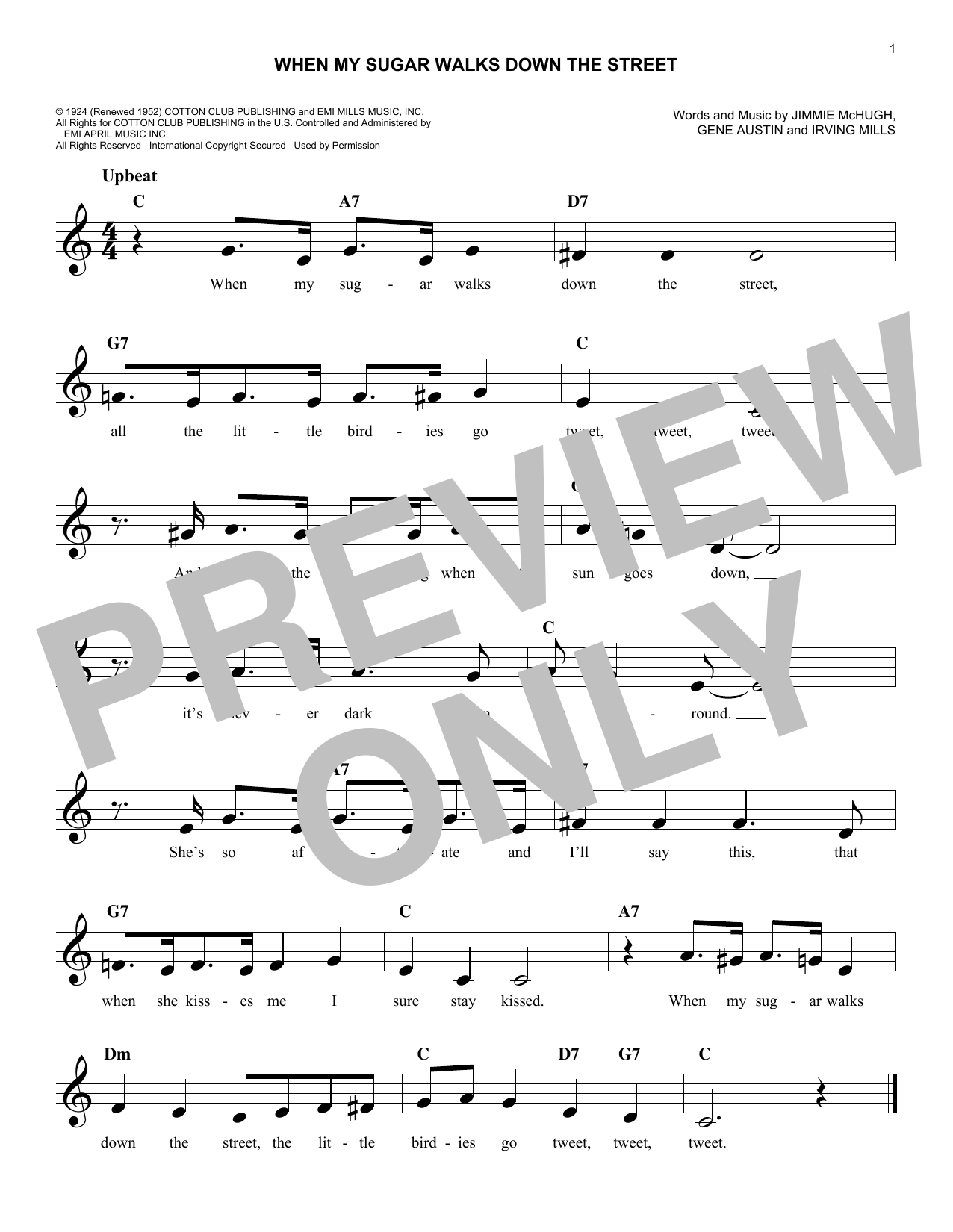 Product gallery: Page 1 of 1 When My Sugar Walks Down The Street, Gene Austin