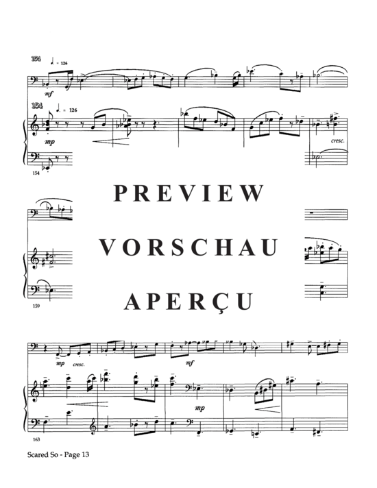 Product gallery: Page 15 of 21 Concert Piece (Scared So) , ,  (euphonium + piano)