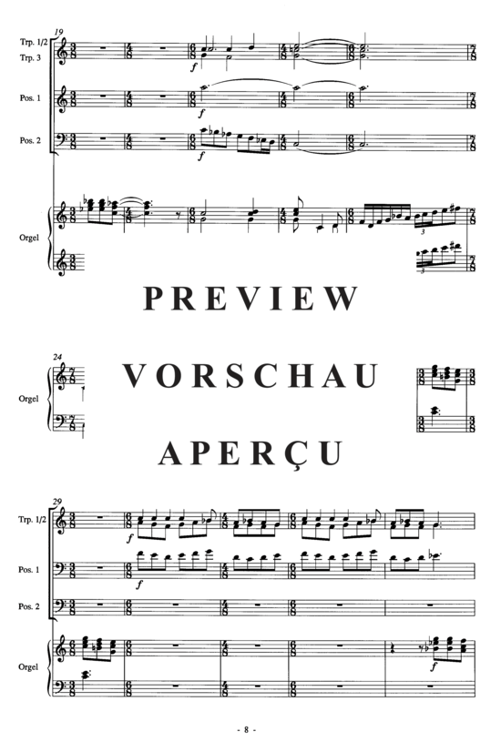 gallery: Concertino , , (Blechbläserquintett + Orgel) Partitur