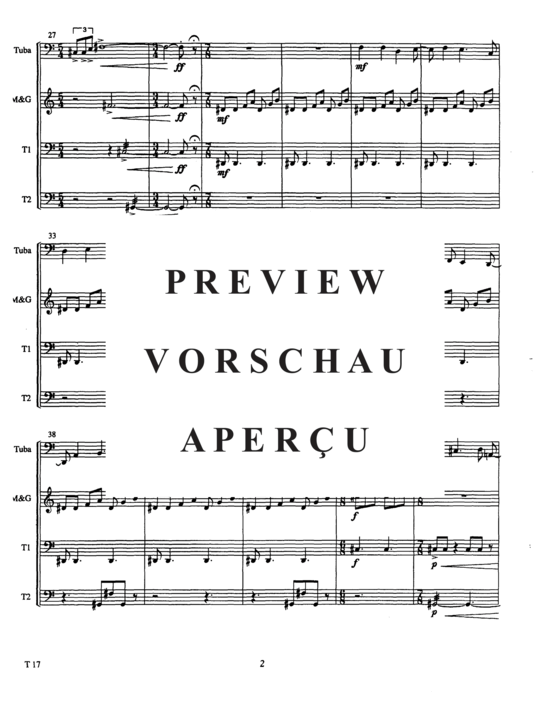 Produktgalerie: Seite 4 von 21 Cortege , , (Tuba + Percussion)