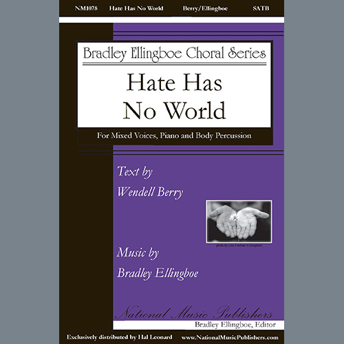 cover: Hate Has No World, Bradley Ellingboe, Chor