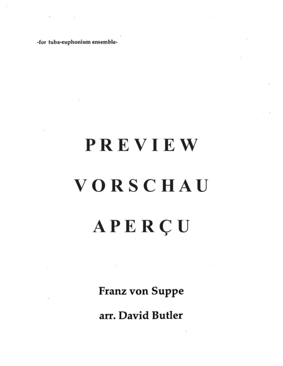 gallery: Morning Noon and Night in Vienna Overture , , (Tuba Quartett EETT)