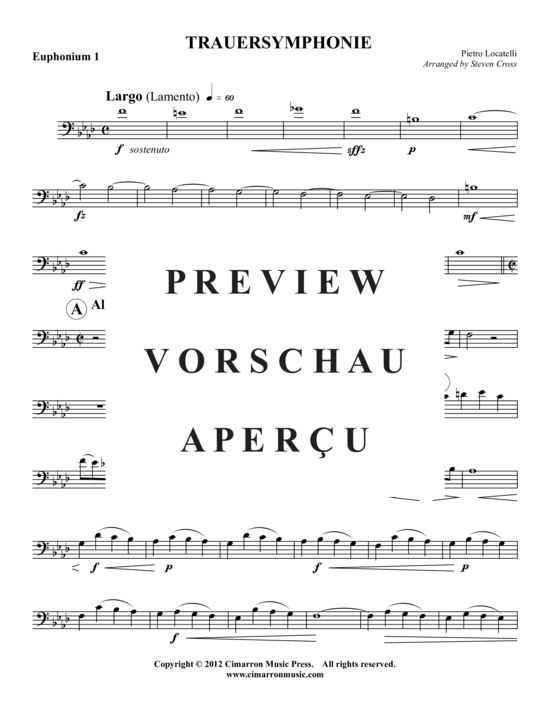 Product gallery: Page 11 of 21 Trauersymphonie , , (Tuba Quartet: 2x Baritone, 2xTuba)