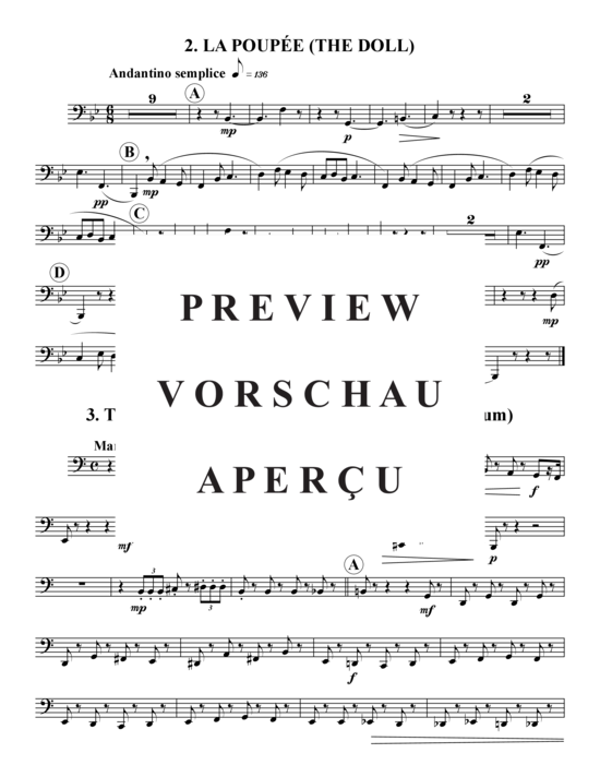 Produktgalerie: Seite 3 von 21 Jeux d'Enfants Suite, 4 Sätze , , (Posaunen-Quartett) 