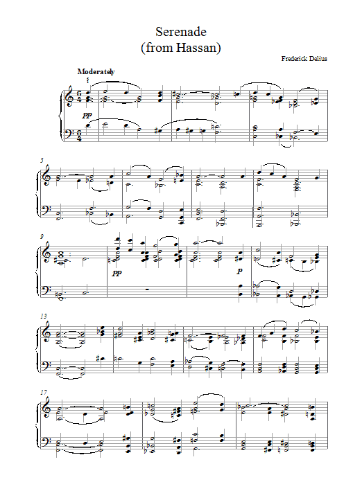 Product gallery: Page 1 of 1 Serenade From Hassan, Frederick Delius