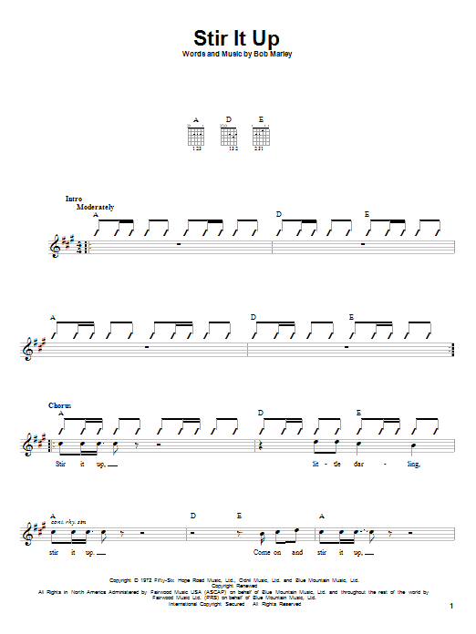 Produktgalerie: Seite 1 von 1 Stir It Up, Bob Marley, Gitarre