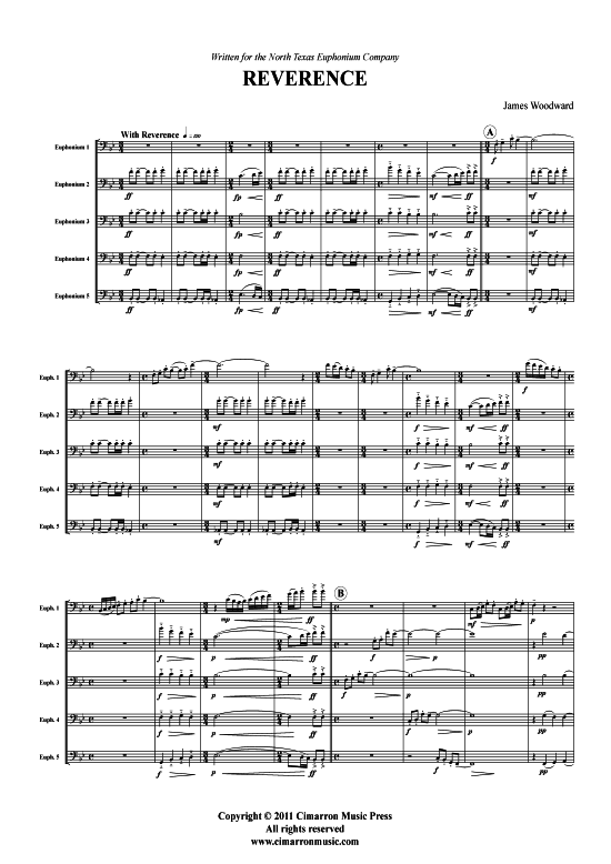 Produktbild zu: Reverance James Woodward