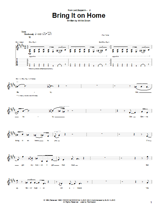 Product gallery: Page 1 of 1 Bring It On Home, Led Zeppelin