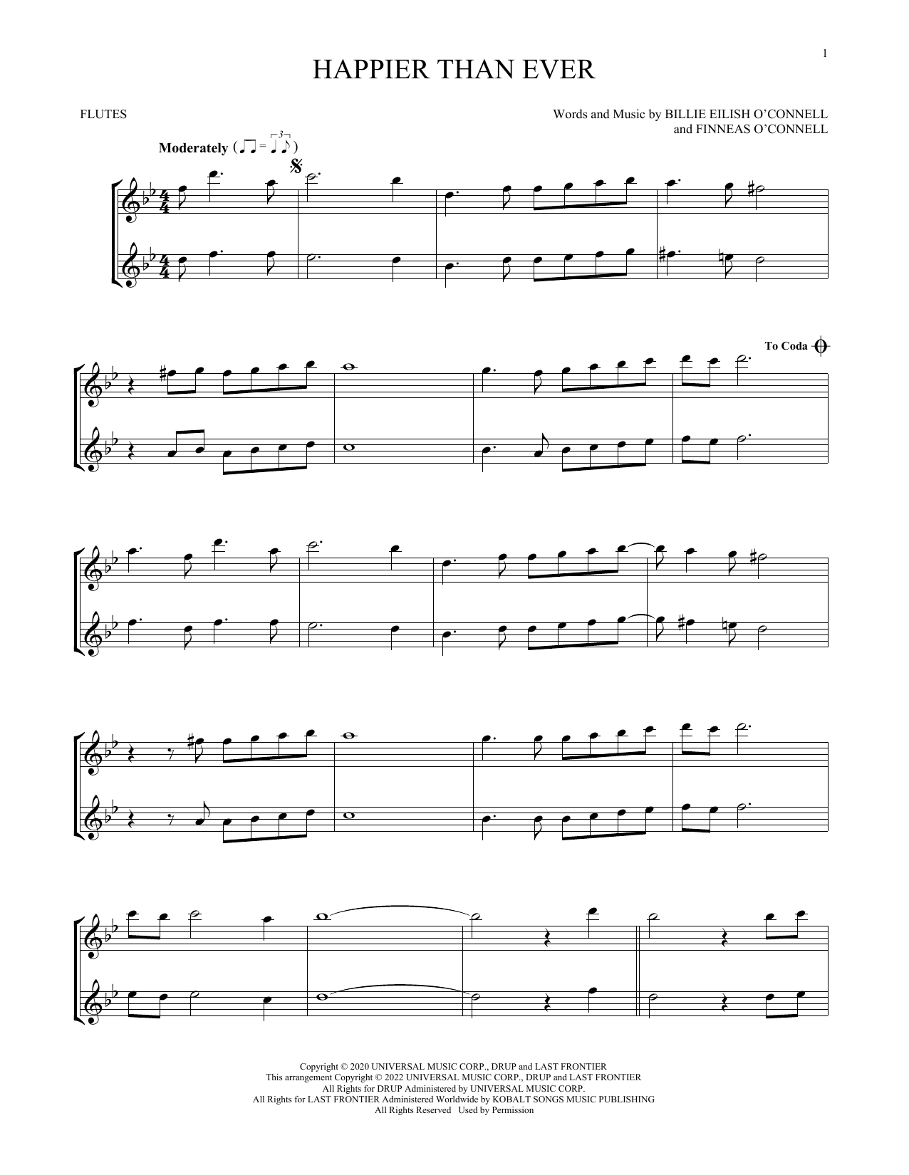 Product gallery: Page 1 of 1 Happier Than Ever, Billie Eilish