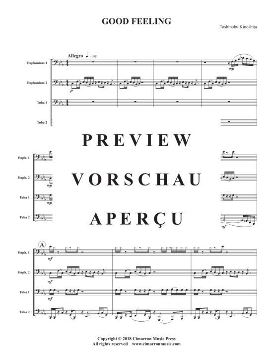 Product gallery: Page 3 of 21 Good Feeling , , (Tuba Quartet)