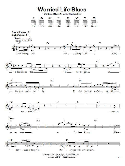 Product gallery: Page 1 of 1 Worried Life Blues, Eric Clapton