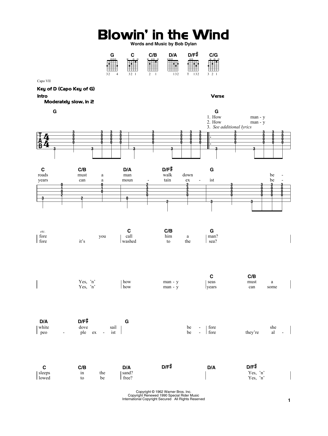 Produktbild zu: Blowin' In The Wind