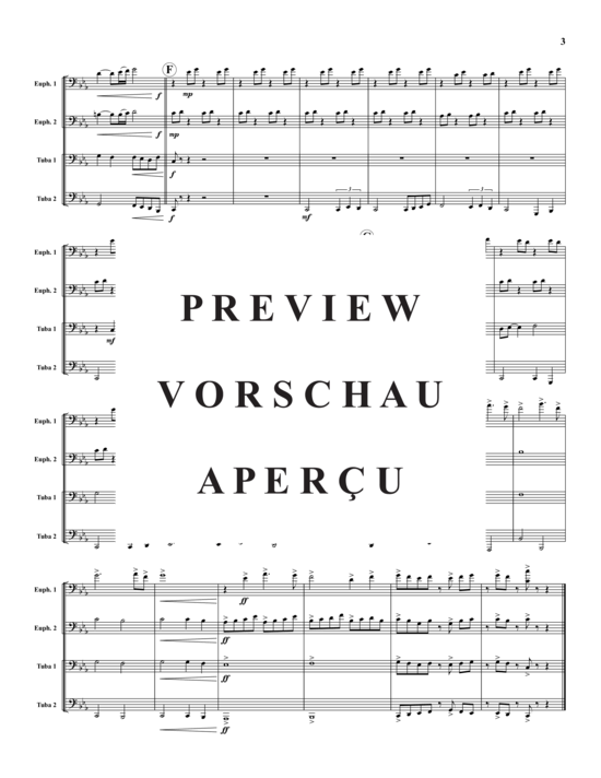 Product gallery: Page 4 of 21 Tuba Quartet No. 1 in c minor , , (Tuba quartet EEETT)