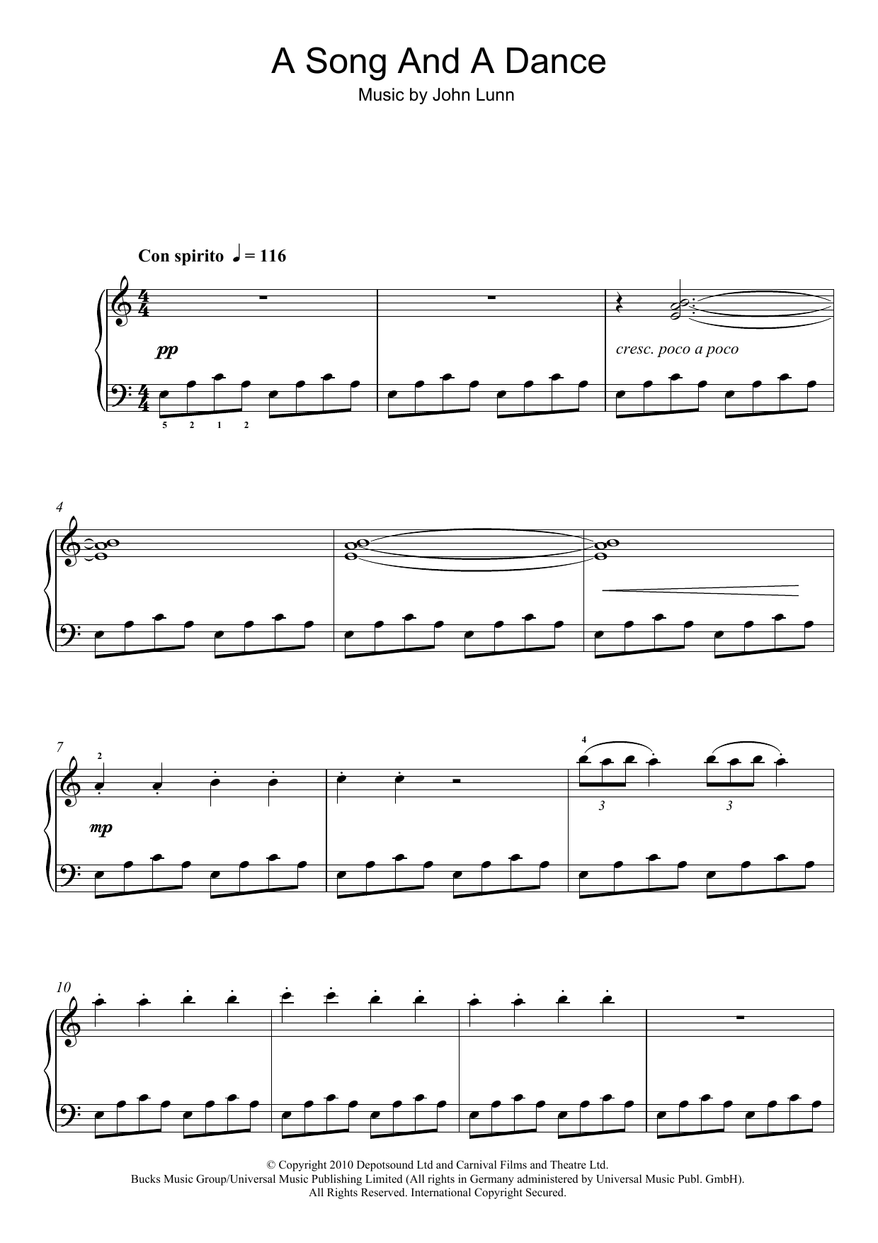 Produktbild zu: A Song And A Dance
