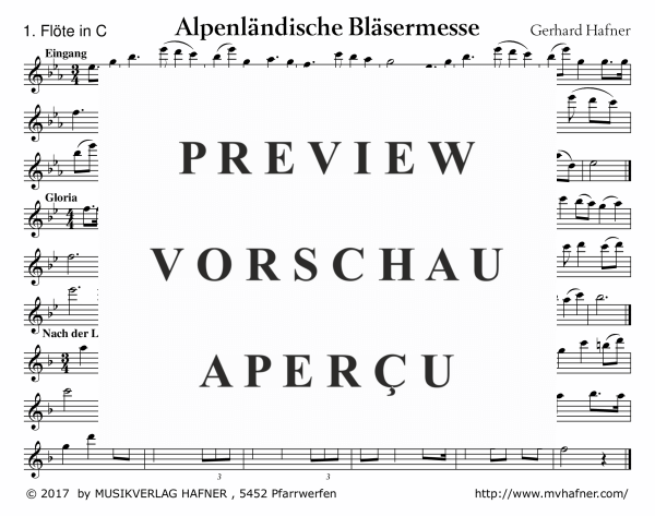 Product gallery: Page 10 of 11 Alpenländische Bläsermesse, , (wind orchestra)