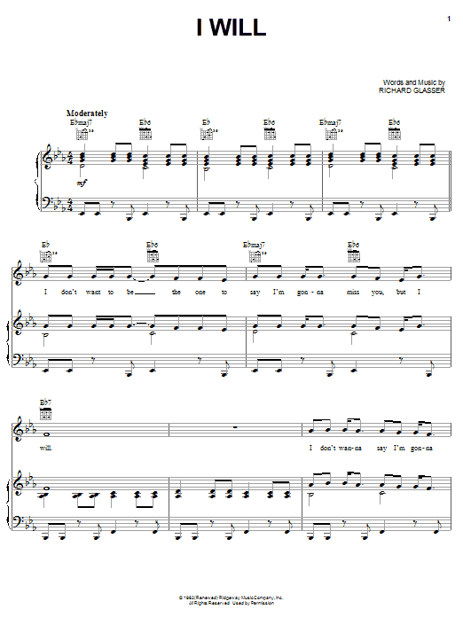 Produktgalerie: Seite 1 von 1 I Will, Dean Martin, Gesang, Gitarre, Klavier