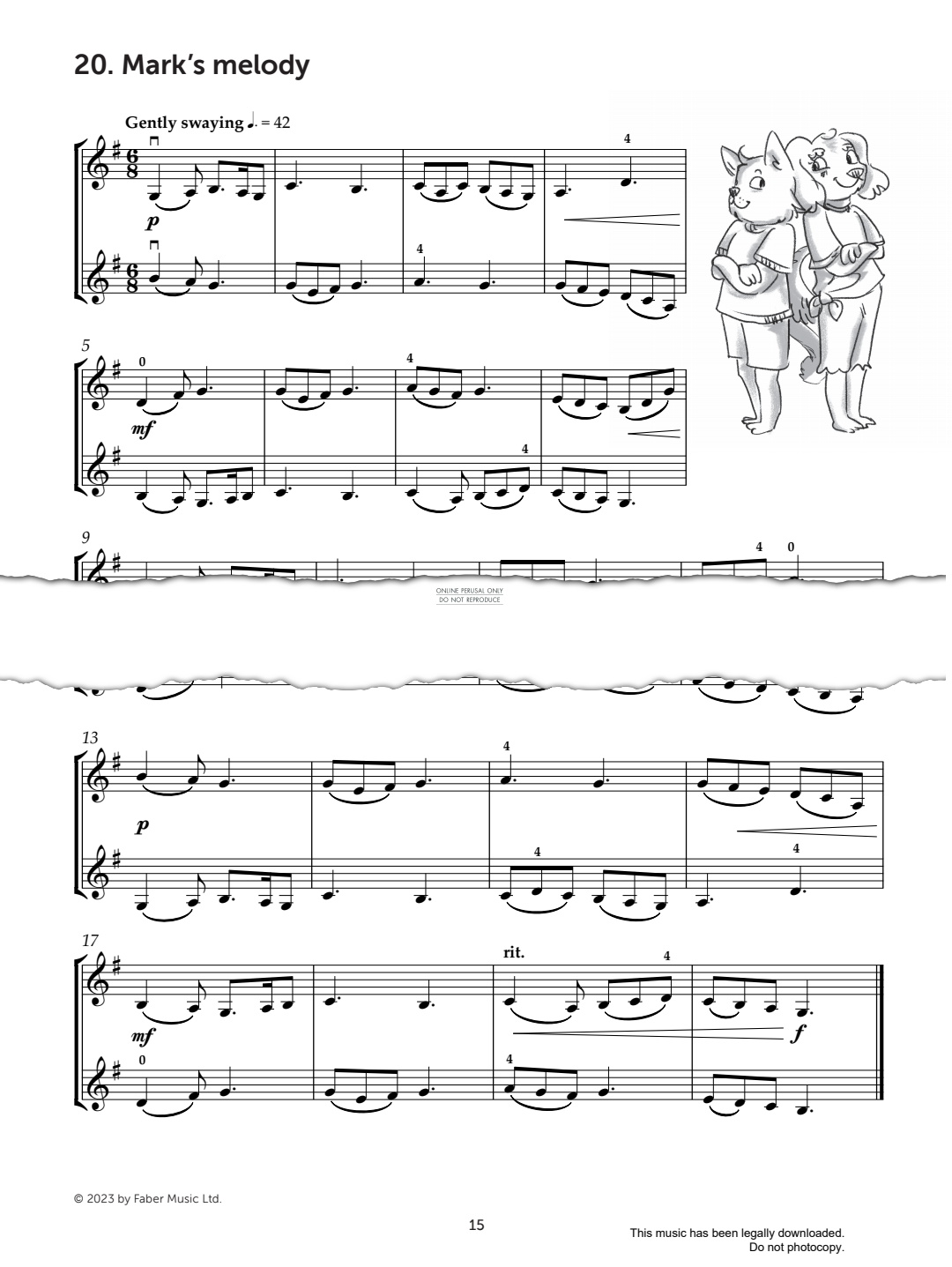 Produktgalerie: Seite 1 von 1 Mark's Melody, Mark Wilson, Violine