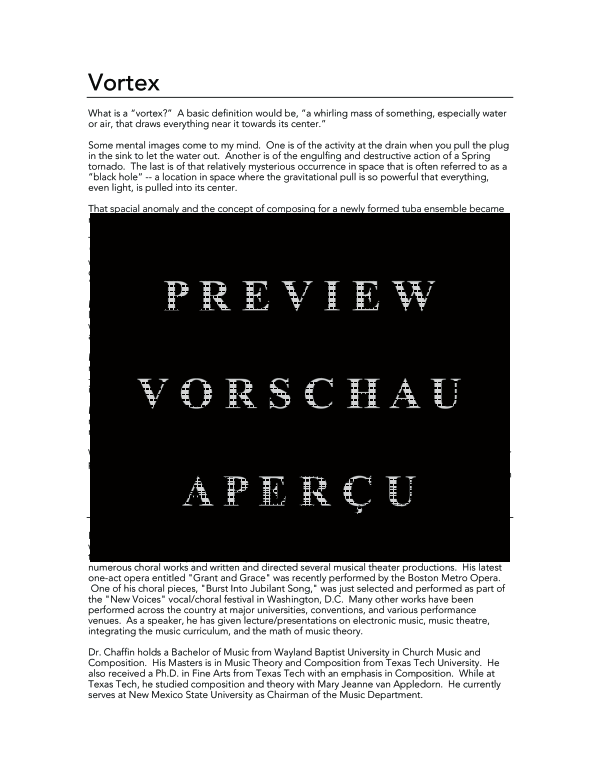 Product gallery: Page 4 of 11 Vortex, , (Tuba Quartett EETT)