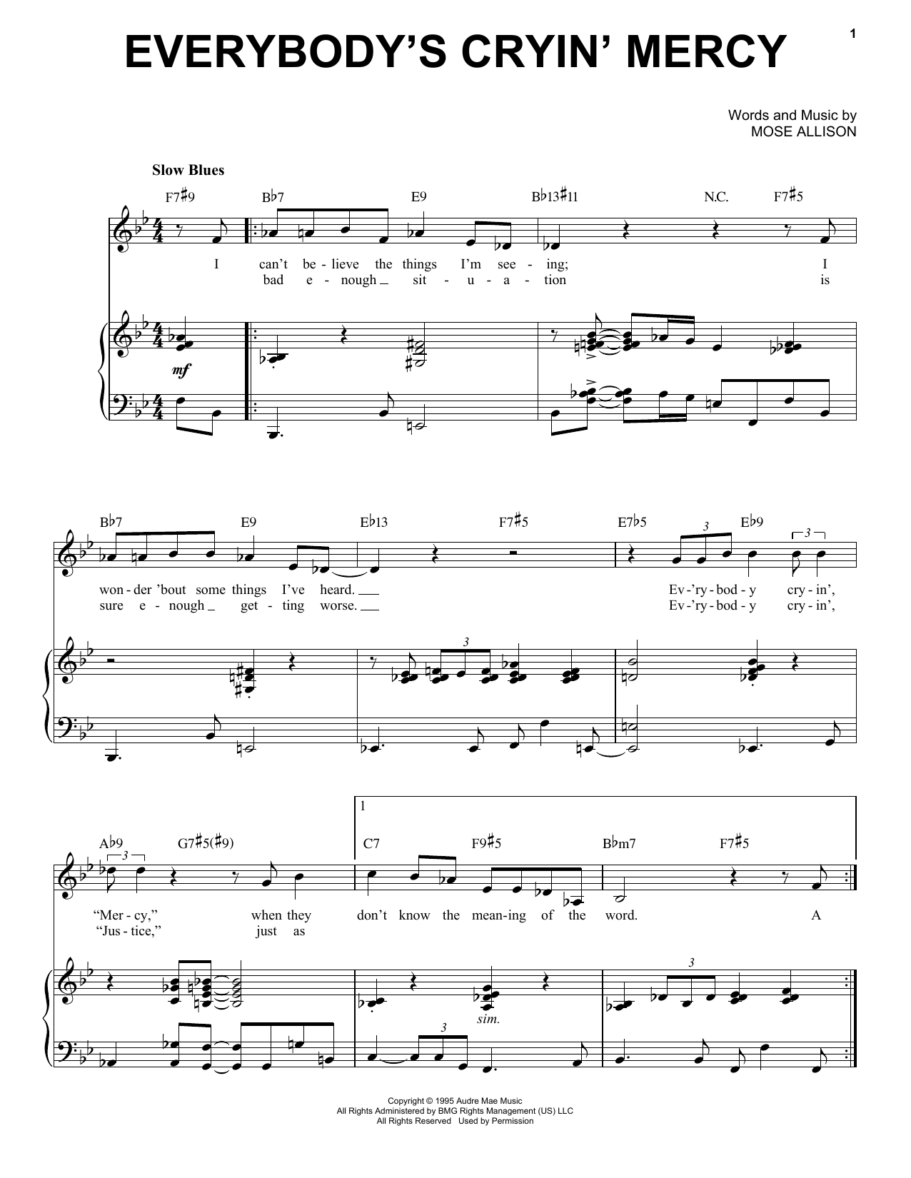 Produktbild zu: Everybody's Cryin' Mercy