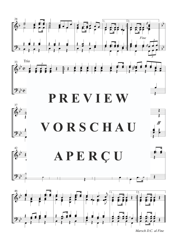 Product gallery: Page 3 of 5 Festmarsch „Dir zum Gruß”, , Trombone Choir