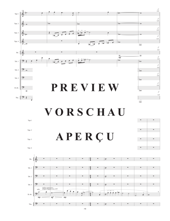 Product gallery: Page 19 of 21 Brom Bones (10-stimmiger Blechbläserchor) (4 Trompeten, 1 Horn, 3 Posaunen, 1 Bassposaune, 1 Tuba) , , )