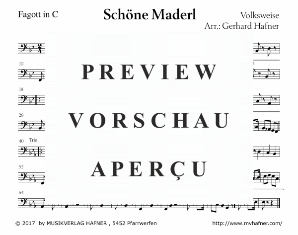 Product gallery: Page 9 of 11 Schöne Maderl - Polka, , (large wind orchestra)