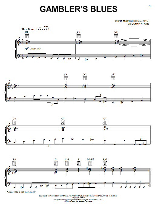 Produktbild zu: Gambler's Blues