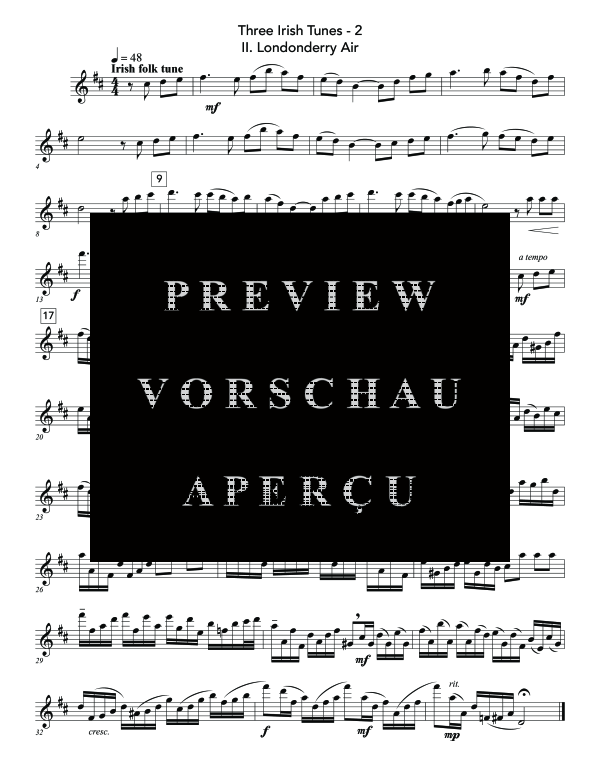 Product gallery: Page 6 of 9 Three Irish Tunes, , (flute solo)