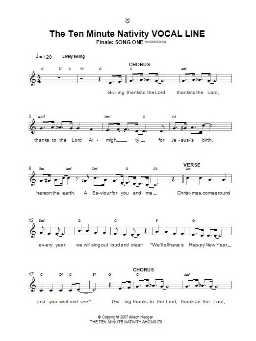 Produktbild zu: Finale (from The Ten Minute Nativity)