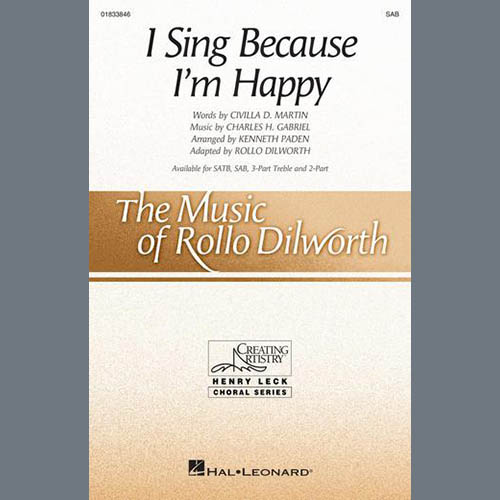 cover: I Sing Because I'm Happy (adapt. Rollo Dilworth), Charles H. Gabriel