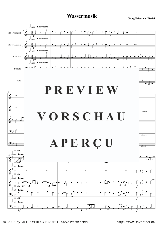 gallery: Wassermusik, , (Blechbläser Quintett)