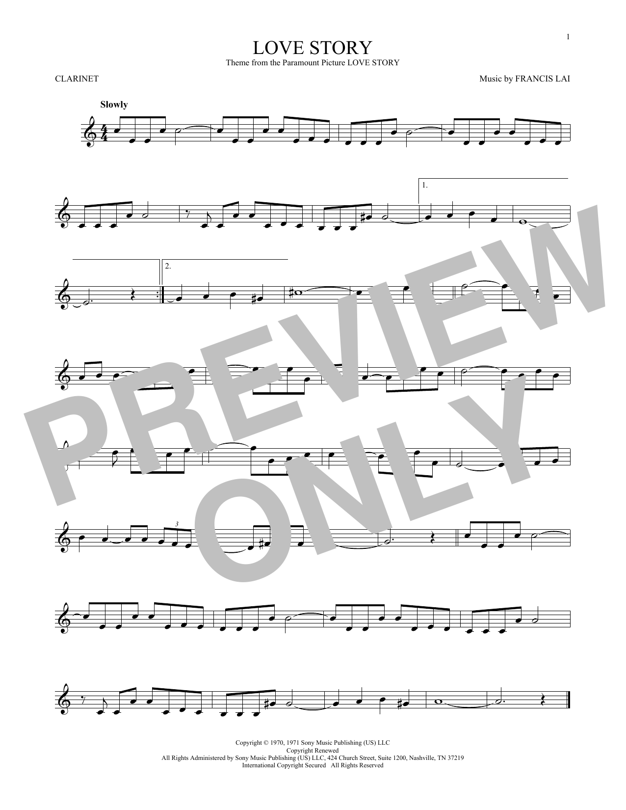 Product gallery: Page 1 of 1 Love Story, Francis Lai