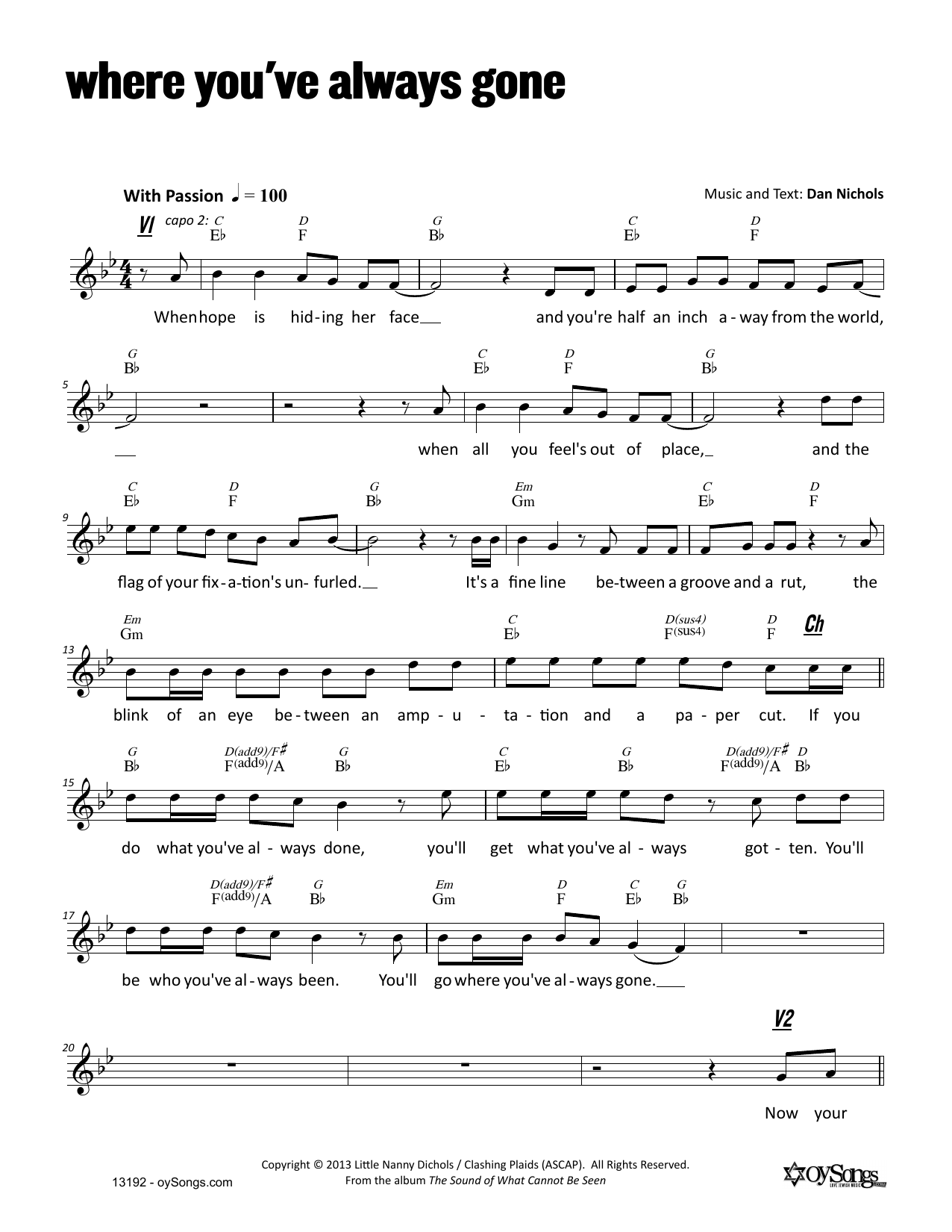 Produktbild zu: Where You've Always Gone