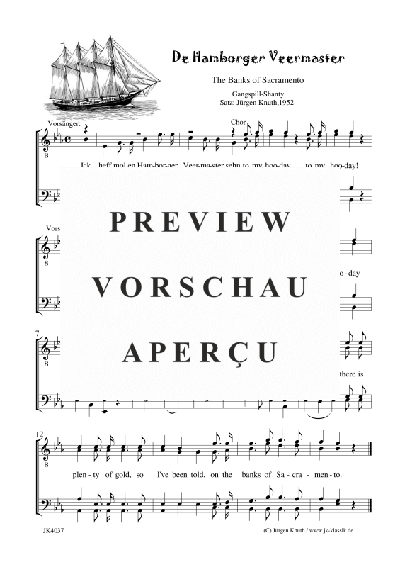 gallery: De Hamborger Veermaster / The Banks of Sacramento, , (Männerchor)