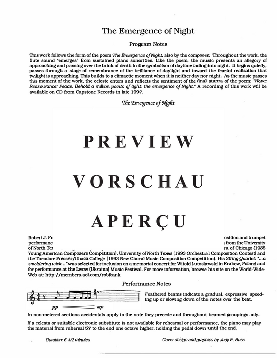 Product gallery: Page 3 of 15 Emergence of Night, The , , (flute and piano)