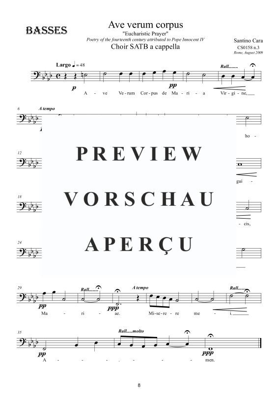 Produktgalerie: Seite 9 von 9 Ave verum corpus, , Gemischter Chor