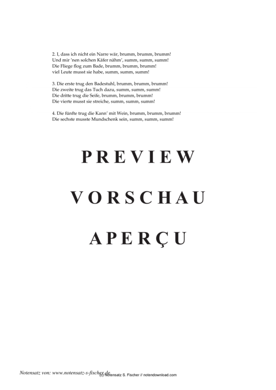 Product gallery: Page 3 of 3 Der Käfer und die Fliege , , Piano and Voice