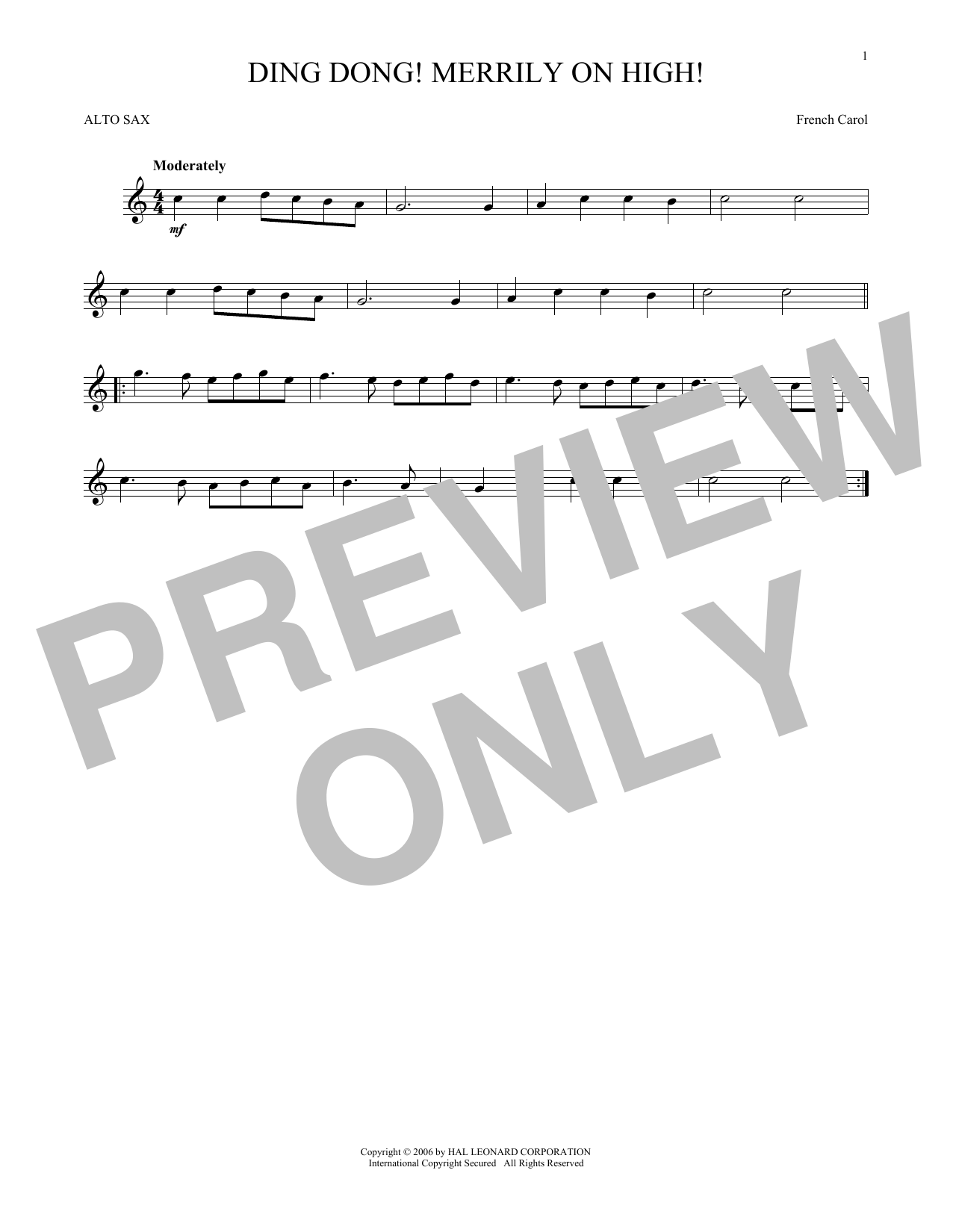 Product gallery: Page 1 of 1 Ding Dong! Merrily On High!, French Carol