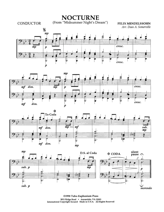 gallery: Nocturne (from Midsummer Night´s Dream) , ,  (Tuba Ensemble EEEETT)