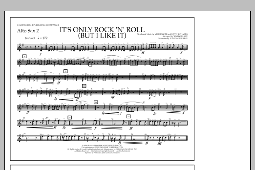 Produktbild zu:  It's Only Rock 'n' Roll (But I Like It) - Alto Sax 2 - Tom Wallace