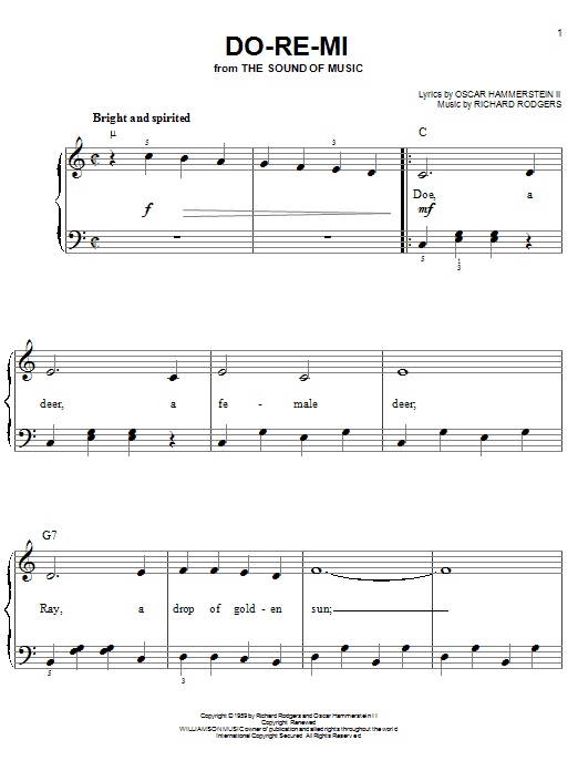 Product picture to: Do-Re-Mi (from The Sound of Music)